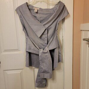 HWA Deconstructed Asymmetrical Button Down